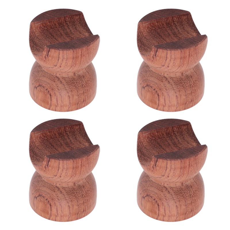 4PCS HiFi Speaker Cable Wire Bracket Wooden Shockproof Insulation HiFi