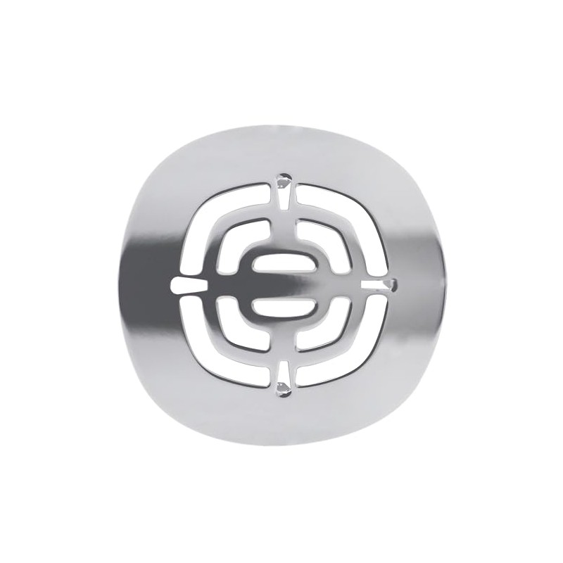 Westbrass Brass Snap-In Shower Strainer Grid, Polished Chrome, D316-26