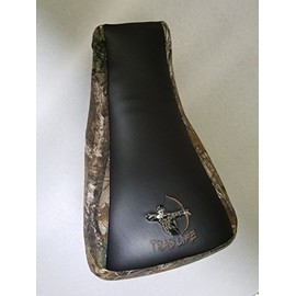 HCC Racing seat Cover Compatible with Honda Rubicon Foreman 500 fits 2001-2004 Black/Realtree Xtra Trad Life Bow Hunting Logo