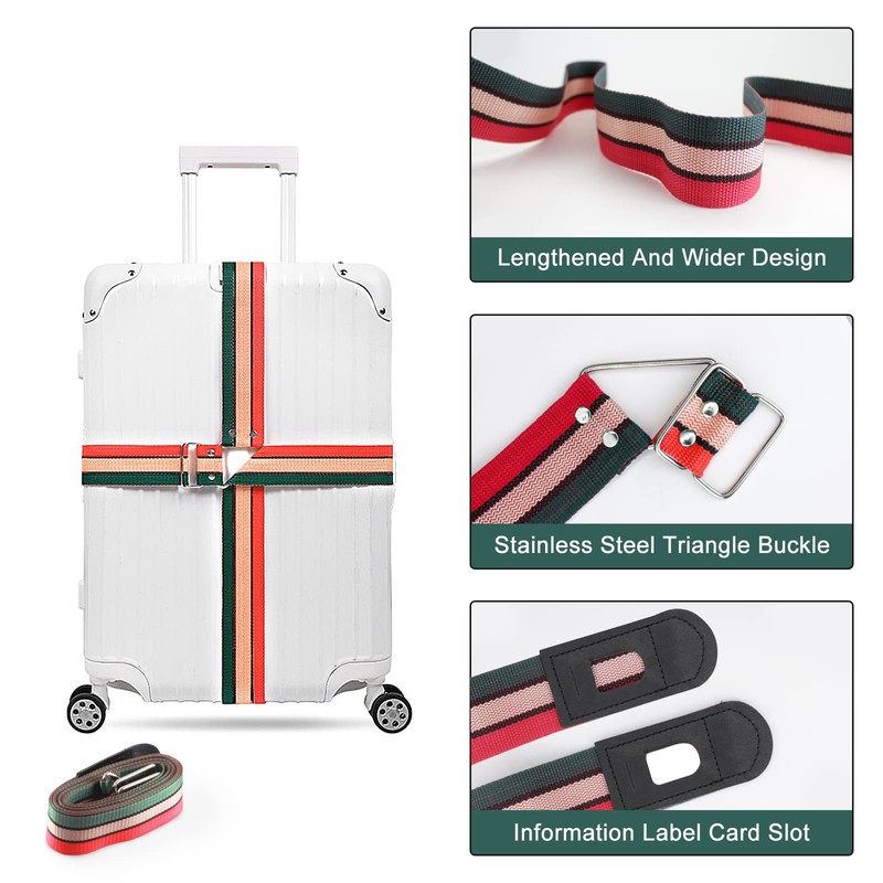 Andiker 4.2 m Suitcase Strap for Suitcase, 1 Piece Heavy