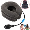 Unbranded Dispositivo de tracción cervical Almohada cervical para aliviar el