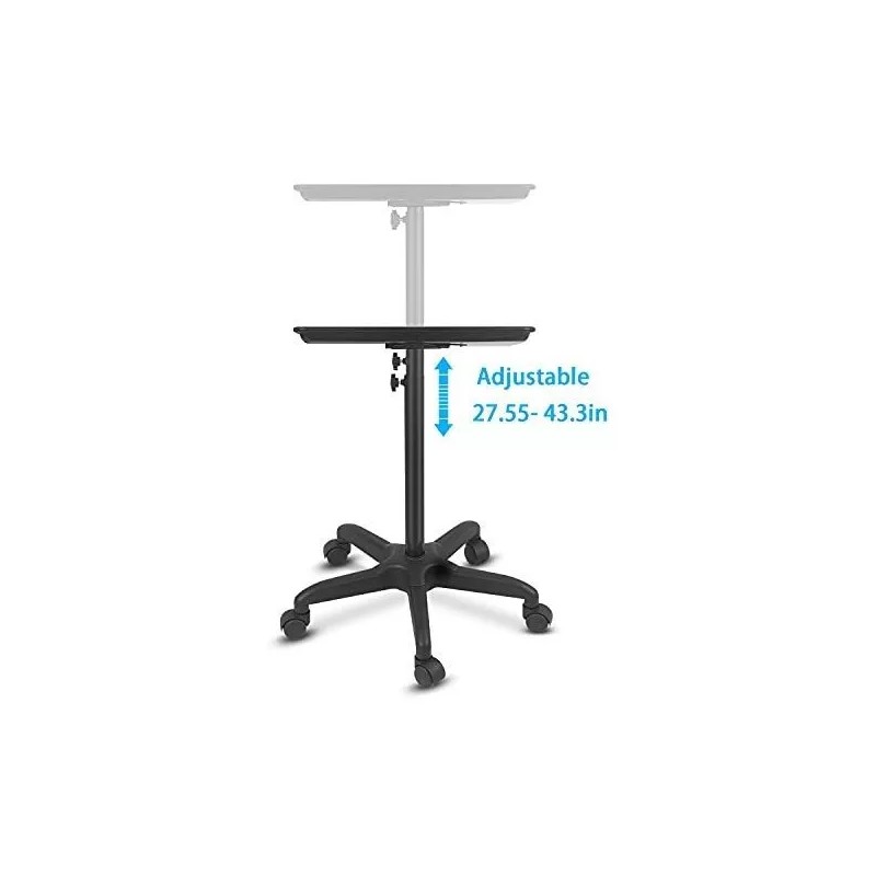 QNI-LMB Bandeja De Servicio Para Spa, Tatuajes, Salón Belleza- Negra