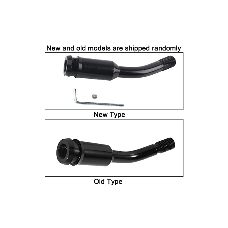 KIMISS 5 Inch Car Gear Knob Extender, Straight Gear Lever