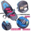 Peicees Unisex Chest Crossbody Sling Backpack Bag Travel Bike Gym
