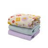 Goldbug 100% Muslin Nursery Swaddle and Receiving Blankets 3-Pack -