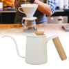 Stainless Steel Handle Drip Coffee Pot Long Gooseneck Spout Drip