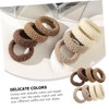 WOONEKY Thick Hair Ties for Women Girls Elastic Ponytail Holders