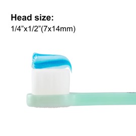 Obrush Ultra Soft Toothbrush for Children, Small Head Soft Toothbrush for Toddler, BPA-free Extra Soft Bristle with Tongue Cleaner Design, Kids Soft Toothbrush Blue Green Yellow Pack of 3