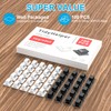 100 PCS Adhesive Cable Clips (Small, White&Black), Upgraded Wall Wire