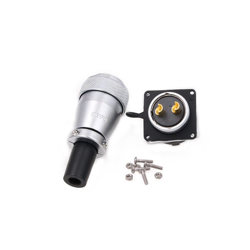 ZBLZGP WEIPU WS28 2 Pin Aviation Connector Waterproof IP67 Metal