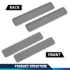 PIT66 Decking Boards End Cap 5.5" Dark Gray 4Pcs
