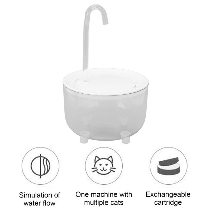 Cat Water Fountain Smart Automatic Super Silent Faucet Shaped Cat