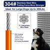 Tie Out Cable for Dogs Up to 300lbs,50ft Extra Strong