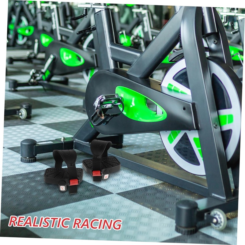Sosoport Racing Simulation Bike Pedals Plastic PVC for Indoor Cycling