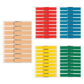 1000/1500 Wooden Clothespins - Small, Medium, Large Extra Large 10ea