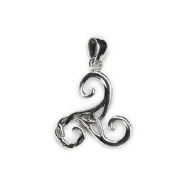 Drachensilber Silver Pendant Triskel Celtic Jewellery Pendant 925 Silver Celtic Symbolism Women, Silver
