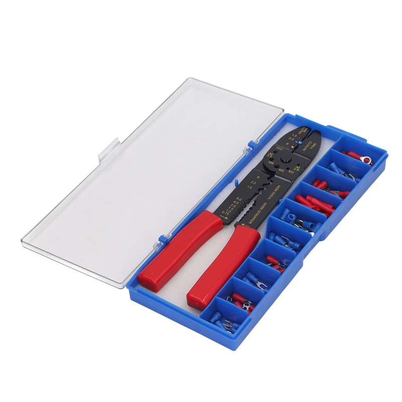 Wire Terminals Crimping Tool PVC Insulated Terminal Crimper Kit for