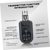 FUNOMOCYA Wireless Audio System Transmitter Receiver Set Condenser Microphone Stable