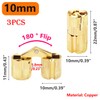 Qrity Pack of 3 Concealed Copper Hinge, Barrel Hinge Invisible,