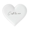 Räder [W] Heart Plate C'est la Vie 15.5 x 15