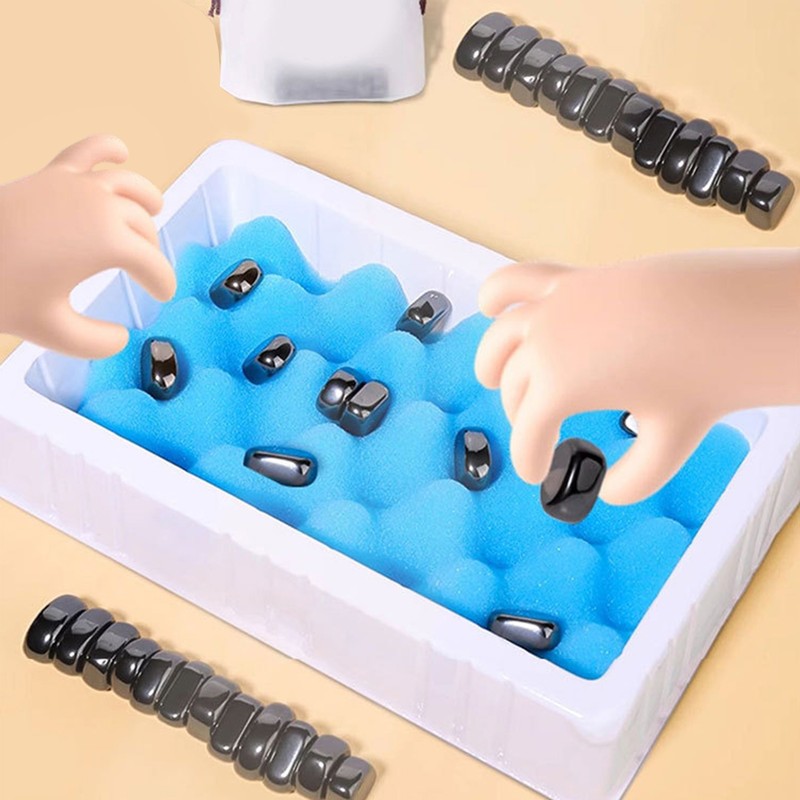 Kids Magnet Chess Toy Improve Creativity Logic Thinking Magnetic Stone