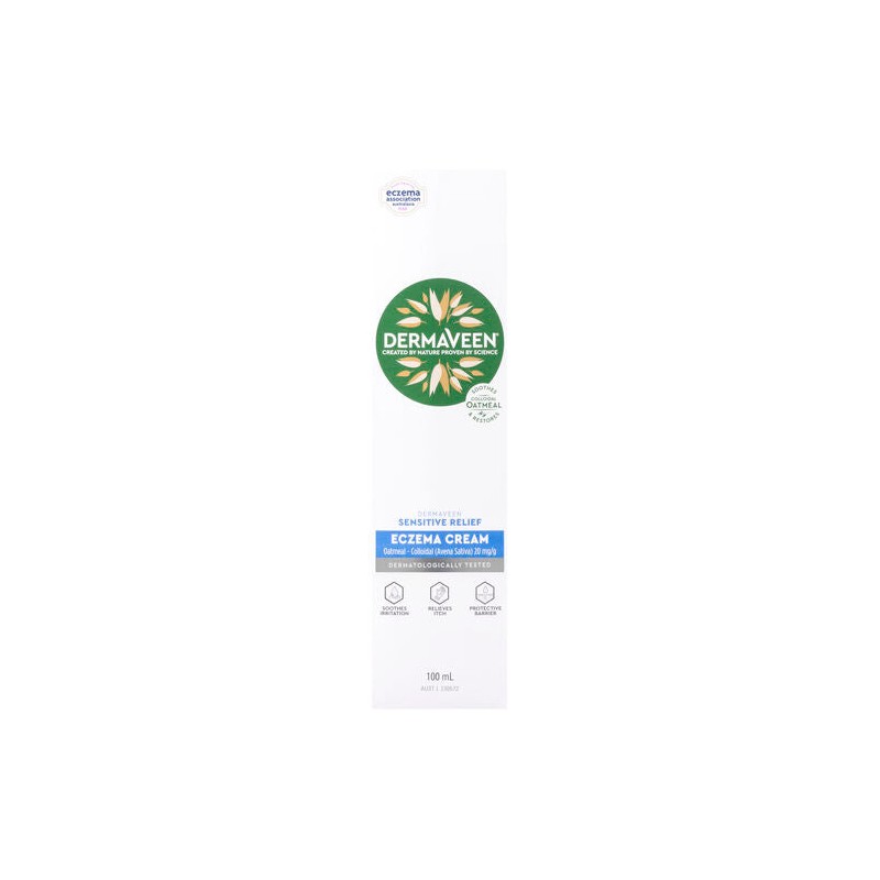 DermaVeen Sensitive Relief Eczema Cream 100mL
