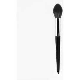 Pincel De Maquillaje Negro Con Punta Inclinada Simple
