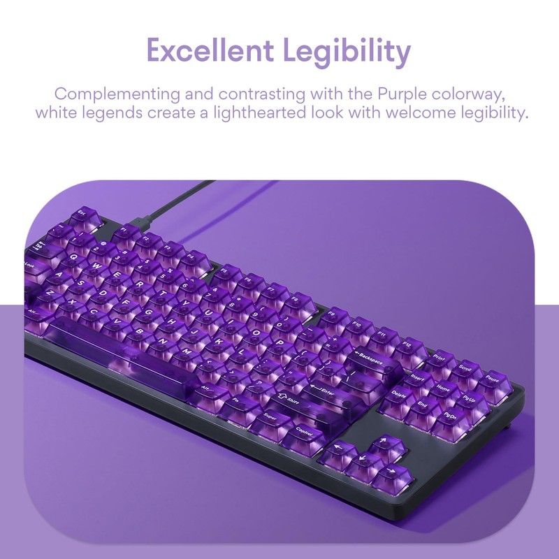 DROP + MiTo Keysterine Transparent ABS Keycap Set R2 -