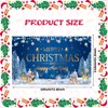 Large Christmas Banner Backdrop, Merry Christmas Banner Indoor New Year