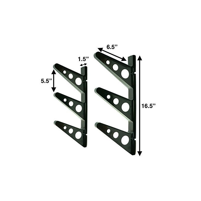 StoreYourBoard Lacrosse Stick Wall Storage Rack, Lax Sticks Pads and