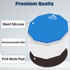 EASTROCK Practice Drum Pad, 12 Inches Double Sided Slient Rubber