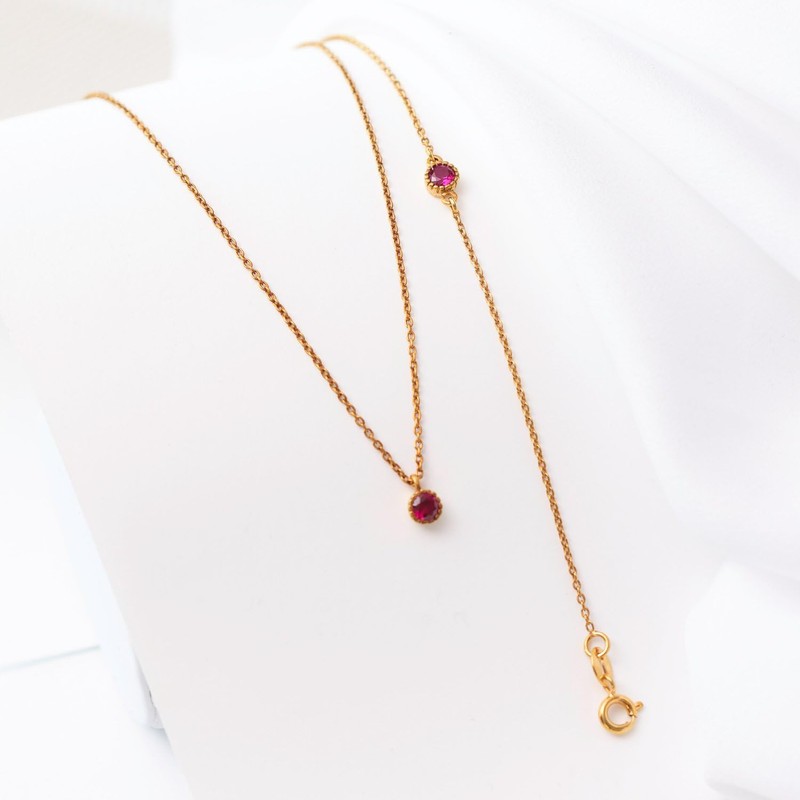 Lucardi - Damen Armband mit Armreif und Plattierung - Schmuck