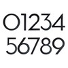 HASWARE Floating House Number 6 inch Stylish Door Numbers Alphabet