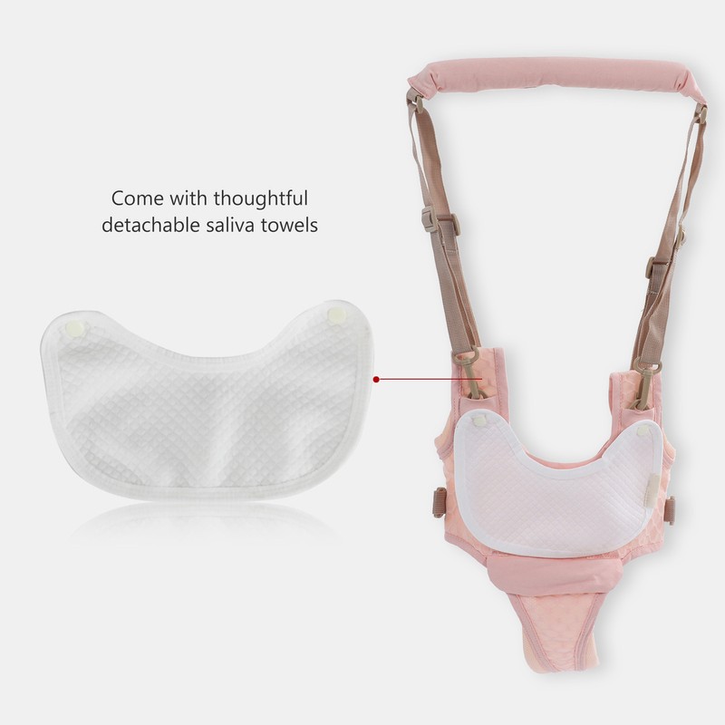Baby Walking Harnesses Lightweight Adjustable Detachable Crotch Pad Handheld Toddler