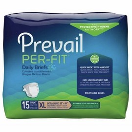 Unisex Adult Incontinence Brief Count of 15