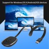 Wireless HDMI Display Adapter 2.4G/5G WiFi Dongle 4K HD Screen