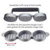 Westmark Mini hamburger maker, shapes 3 mini patties (diameter: approx.