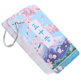 Gatuida 1 Set Japanese Flash Cards Hiragana Katakana Learning Cards for Beginners Lightweight Portable Study Tool with Bright Colors for Travel Group Learning