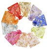 FAVORTALK Organza Bags Lvory Gift Bag Gold Rose Pattern 30