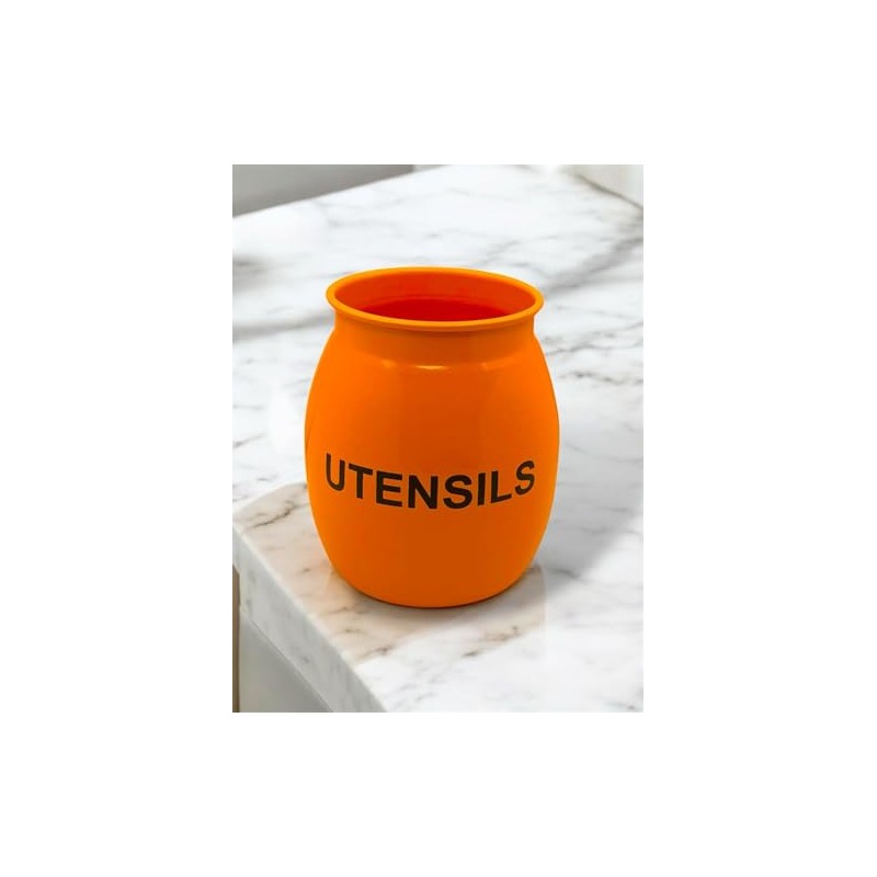 Nobel Barrel Shaped Utensil Holder & Organiser, Sturdy Cutlery Holder