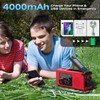 NITIGO Emergency Weather Radio, 4000mAh NOAA Weather Alert Radio Solar