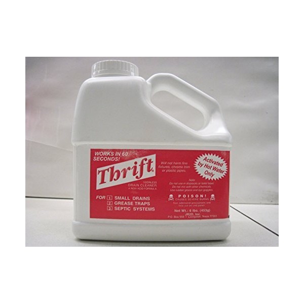 THRIFT T-600 Alkaline Based 6 lb. Granular Drain Cleaner by Thrift
