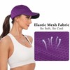 GADIEMKENSD Gorra de malla para mujer, excelente ventilación, ligera, reflectante,