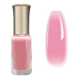 Jelly Nail Polish - Translucent Pink Nail Varnish - Nude Pink Nail Polish Quick Dry - Pale Pink Nail Varnish - Neutral Color Long Lasting Nail polish - French Manicure Nail Varnish,No Need Baking