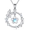 Sterling Silver Necklace Moonstone Pendant Jewellery Gifts for Women