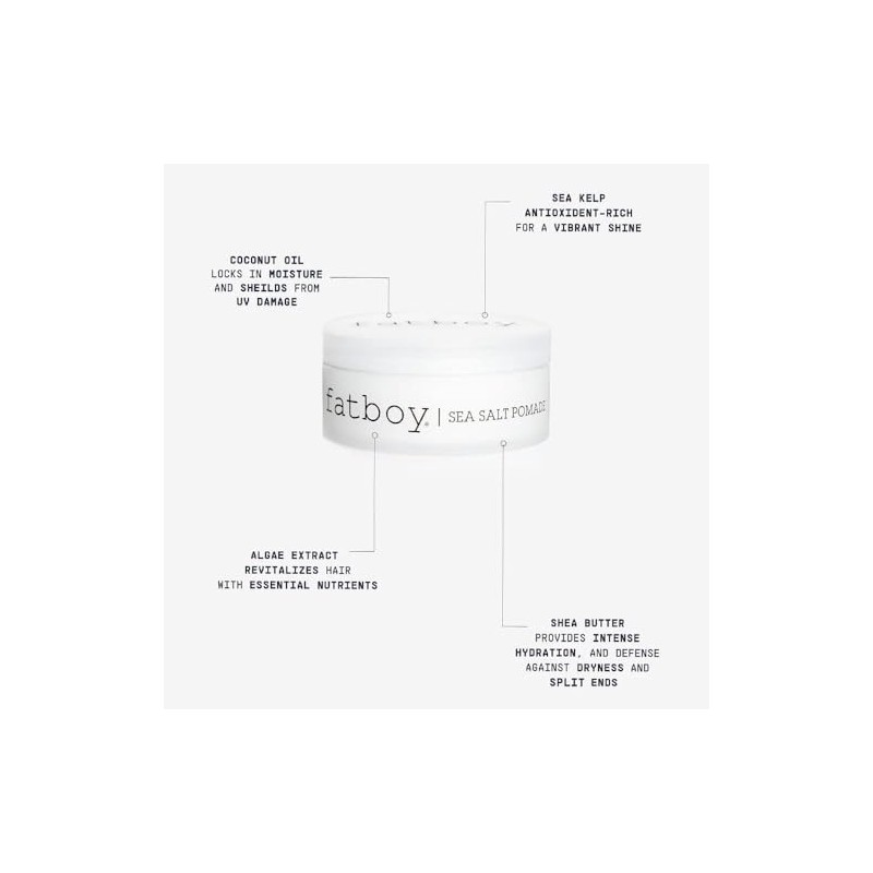 Fatboy Hair Sea Salt Pomade, 6,6 oz.
