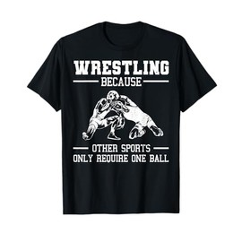 Funny Wrestling Design For Kids Men Women Wrestle Athletes T-Shirt