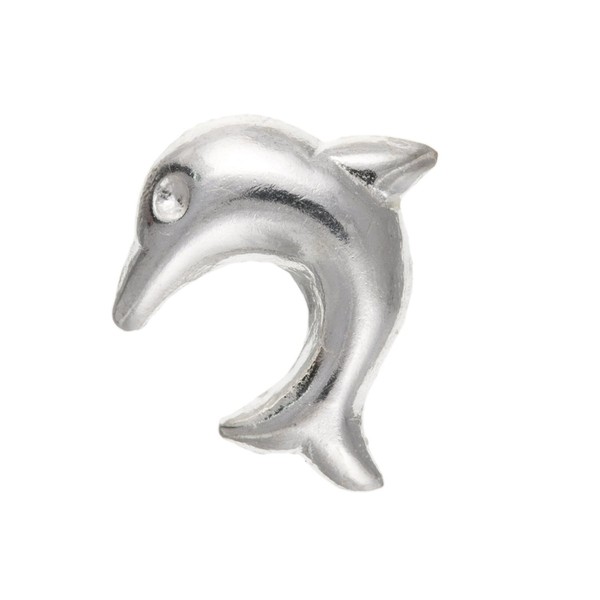 Designer Inspirations Boutique Pair of Dolphin Nose Studs - 925