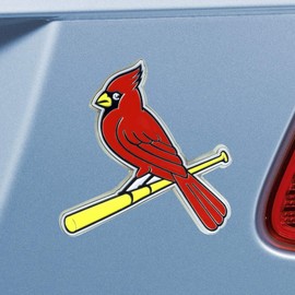 FANMATS 26717 St. Louis Cardinals 3D Color Metal Emblem, Diecut Team Logo Auto Emblem