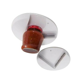 Under Cabinet Can Opener, Universal Lid Opener with Mounting Hardware, Space-Saving Design